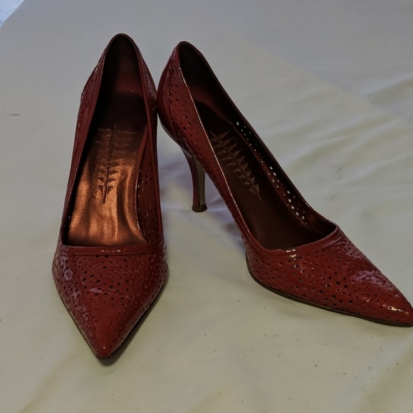Red Kitten Heels - Picture 3 of 3